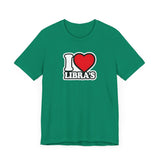 I LOVE LIBRAS T SHIRT