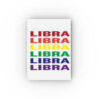 LIBRA RAINBOW HARD BACKED JOURNAL