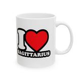 I LOVE SAGITTARIUS MUG