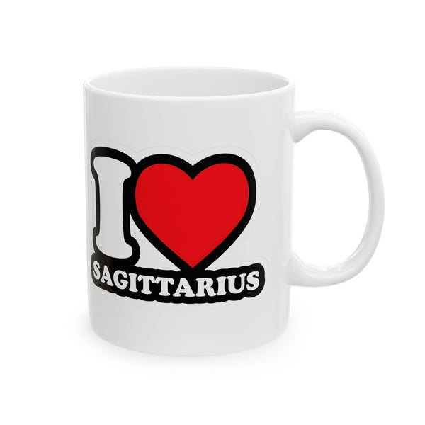 I LOVE SAGITTARIUS MUG