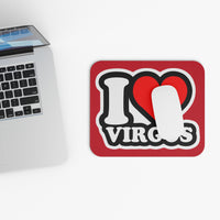 I LOVE VIRGOS MOUSEPAD (Rectangle)