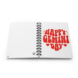 HAPPY GEMINI DAY SPIRAL BOUND JOURNAL