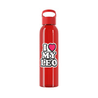 I LOVE MY LEO WATER BOTTLE