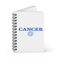 CANCER WATER SPIRAL BOUND JOURNAL