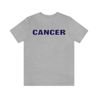 CANCER BLUE T SHIRT