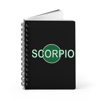 SCORPIO GREEN SPIRAL BOUND JOURNAL