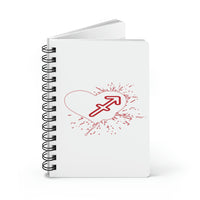 SAGITTARIUS RED SPIRAL BOUND JOURNAL