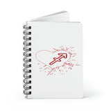 SAGITTARIUS RED SPIRAL BOUND JOURNAL