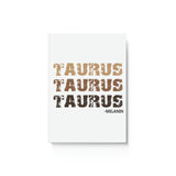 TAURUS MELANIN HARD BACKED JOURNAL