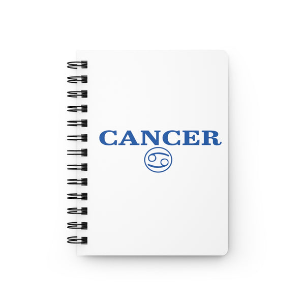 CANCER WATER SPIRAL BOUND JOURNAL