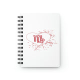 VIRGO RED SPIRAL BOUND JOURNAL