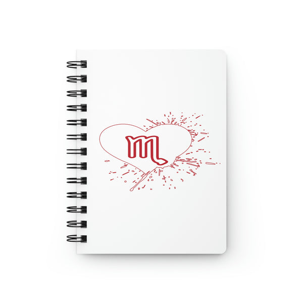 SCORPIO RED SPIRAL BOUND JOURNAL