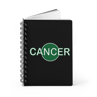 CANCER GREEN SPIRAL BOUND JOURNAL