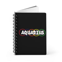 AQUARIUS CIRCLES SPIRAL BOUND JOURNAL