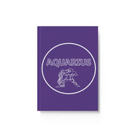 AQUARIUS SIGN HARD BACKED JOURNAL