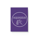 AQUARIUS SIGN HARD BACKED JOURNAL