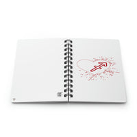 SAGITTARIUS RED SPIRAL BOUND JOURNAL