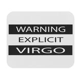 WARNING EXPLICIT VIRGO MOUSEPAD (Rectangle)