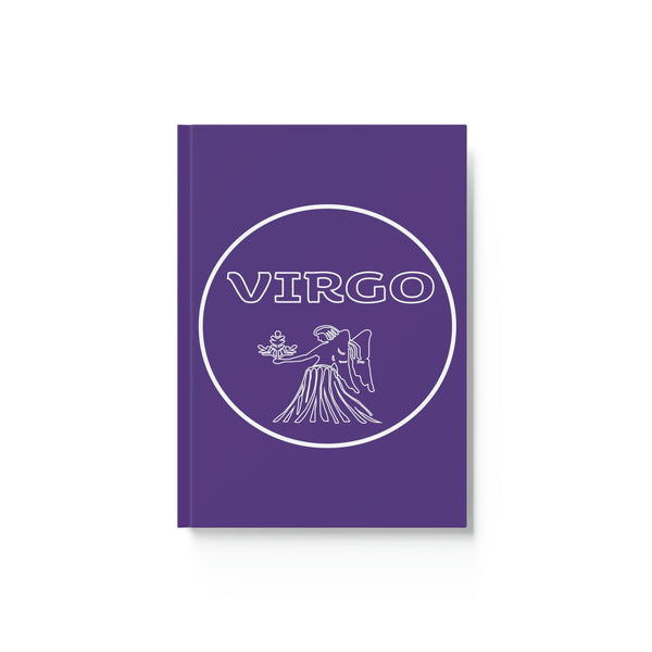 VIRGO SIGN HARD BACKED JOURNAL