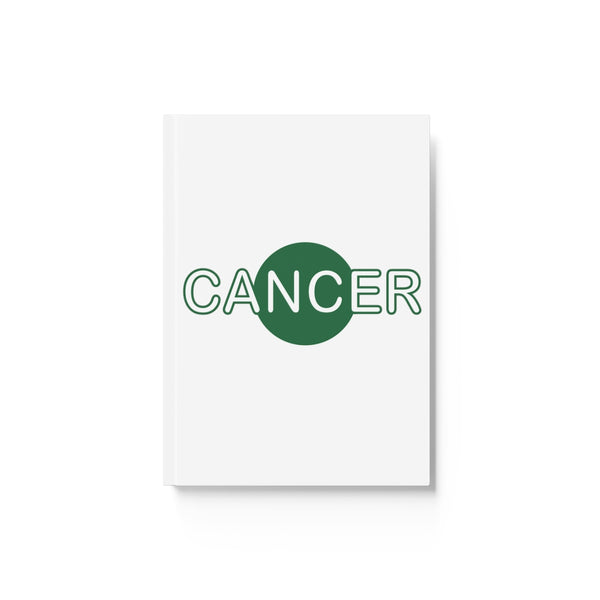 CANCER GREEN HARD BACKED JOURNAL