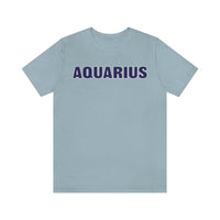 AQUARIUS BLUE T SHIRT