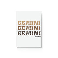 GEMINI MELANIN HARD BACKED JOURNAL