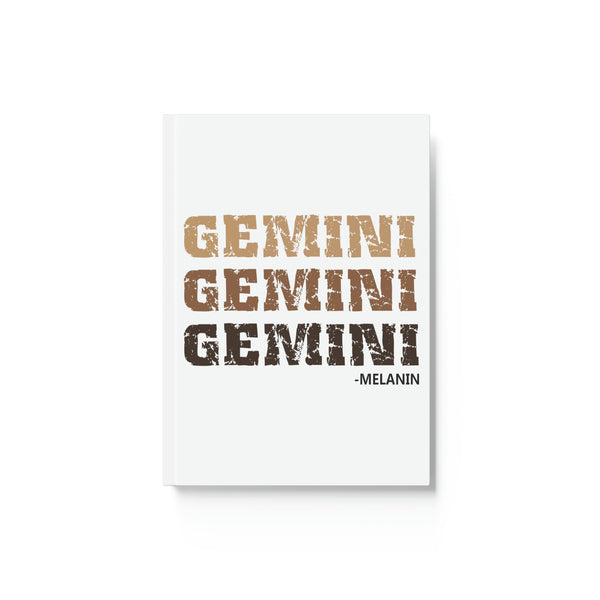 GEMINI MELANIN HARD BACKED JOURNAL