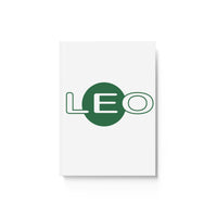 LEO GREEN HARD BACKED JOURNAL