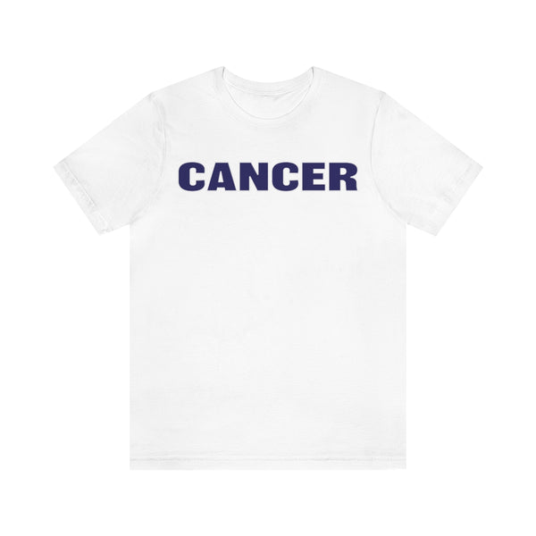 CANCER BLUE T SHIRT