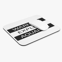 WARNING EXPLICIT AQUARIUS MOUSEPAD (Rectangle)