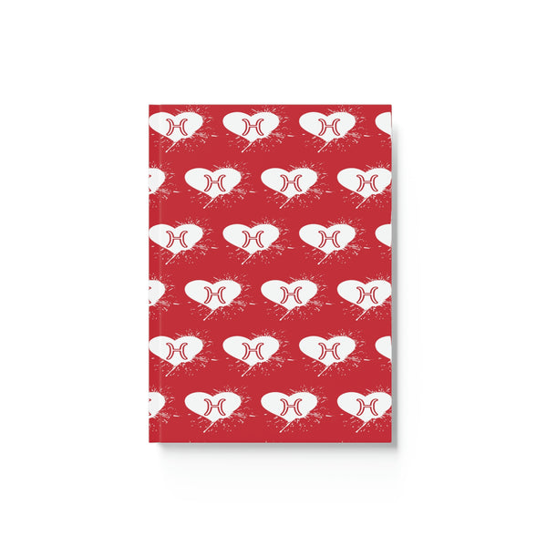 PISCES RED HARD BACKED JOURNAL