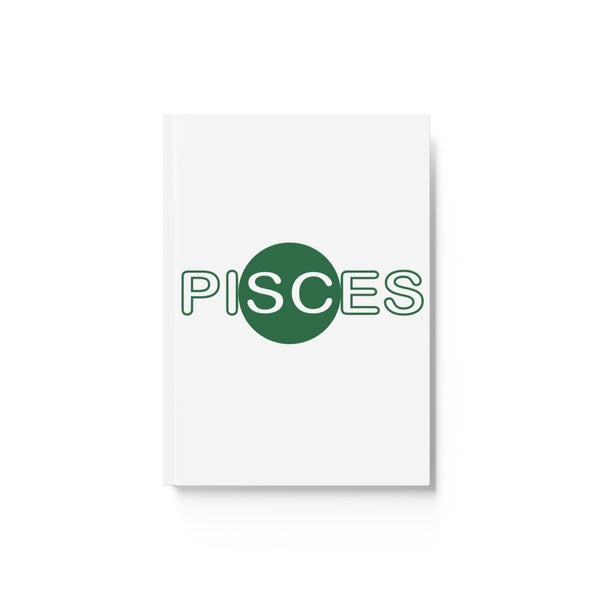 PISCES GREEN HARD BACKED JOURNAL