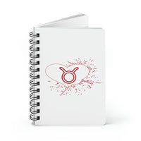 TAURUS RED SPIRAL BOUND JOURNAL