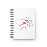 SAGITTARIUS RED SPIRAL BOUND JOURNAL