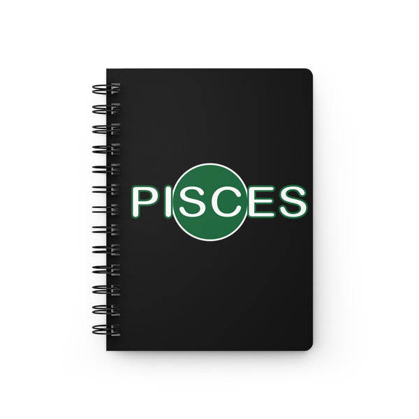 PISCES GREEN SPIRAL BOUND JOURNAL