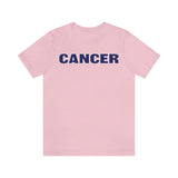 CANCER BLUE T SHIRT