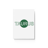 TAURUS GREEN HARD BACKED JOURNAL