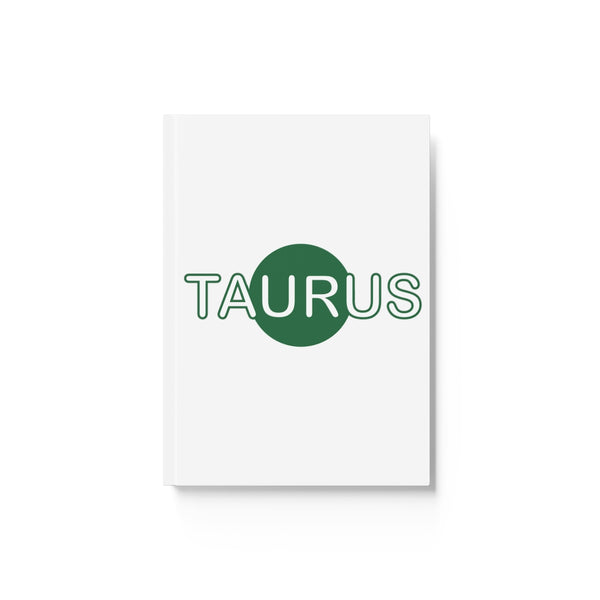 TAURUS GREEN HARD BACKED JOURNAL