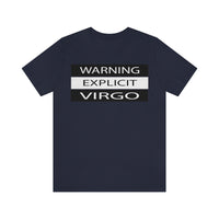 WARNING VIRGO T SHIRT