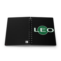 LEO GREEN SPIRAL BOUND JOURNAL