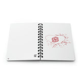 CANCER RED SPIRAL BOUND JOURNAL