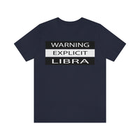 WARNING LIBRA T SHIRT