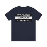 WARNING LIBRA T SHIRT