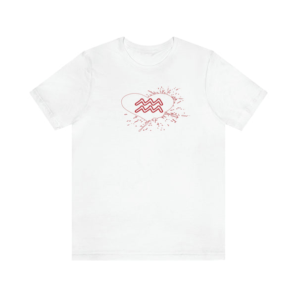 AQUARIUS RED T SHIRT