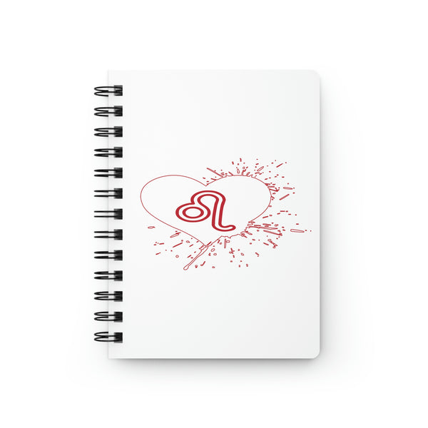 LEO RED SPIRAL BOUND JOURNAL