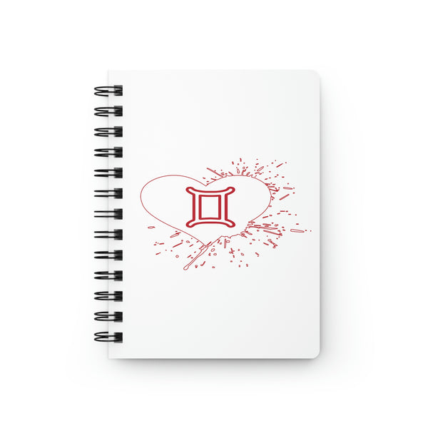 GEMINI RED SPIRAL BOUND JOURNAL