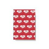 AQUARIUS RED HARD BACKED JOURNAL