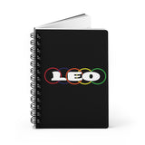 LEO CIRCLES SPIRAL BOUND JOURNAL