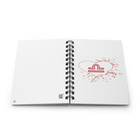 LIBRA RED SPIRAL BOUND JOURNAL