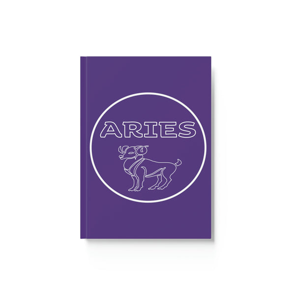 ARIES SIGN HARD BACKED JOURNAL